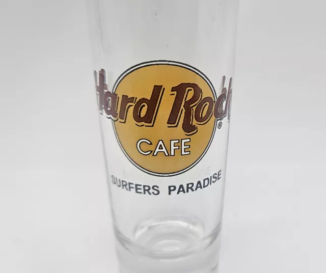 HRC Hard Rock Cafe Surfers Paradise Australien Shotglass Schnapsglas Sammlung  ✅