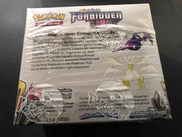 Pokemon Sun & Moon Forbidden Light Booster Box Sealed - Out Of Print Rare 3