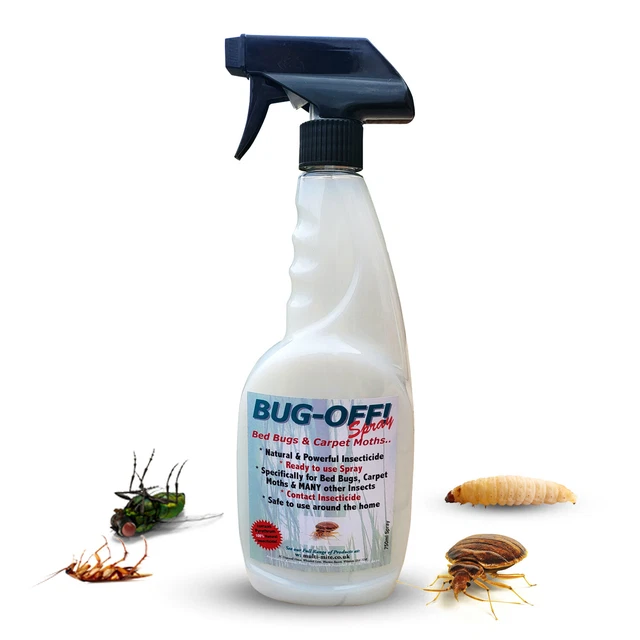 MULTIMITE® BUGOFF! BED Bug & Carpet Moth Spray 500ml Powerful Natural Product EUR 14,93