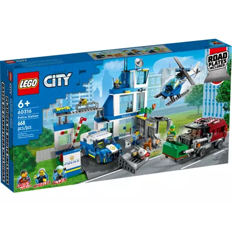 Stazione di Polizia - Lego City 60316 - MondoBrick