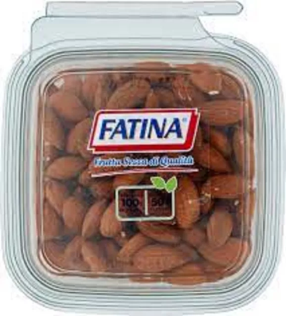 6 Pz Fatina Frutta Secca Mandorle Sgusciate In Vaschetta 400Gr