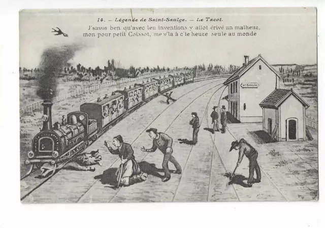 58  Nievre Illustration La Legende De Saint Saulge  Le Tacot  Train