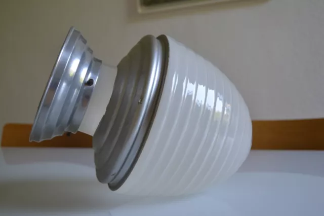 Raro Lampada Plafoniera Globe Bastone Art Deco Raynith Zenith 1920 30