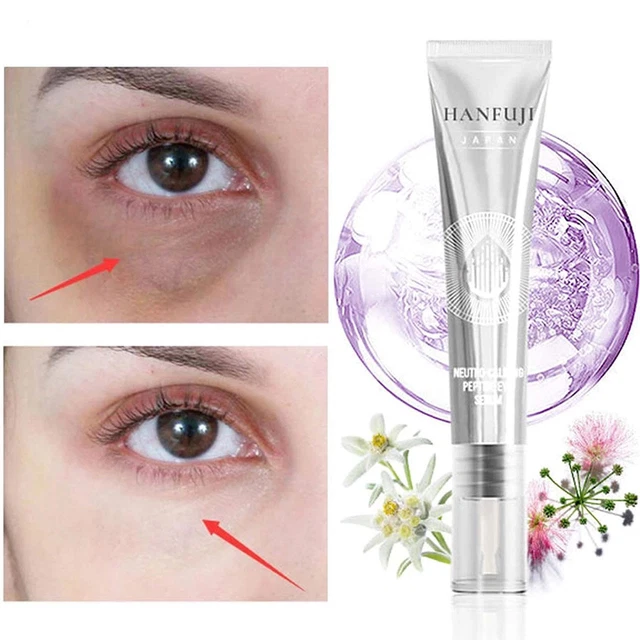 1Pcs Anti Dark Circles Eye Serum Anti Wrinkles Eye Acid Bags Hyaluronic V2M8