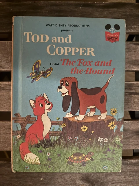 1981 WALT DISNEY presents Tod and Copper from The Fox and the Hound ...