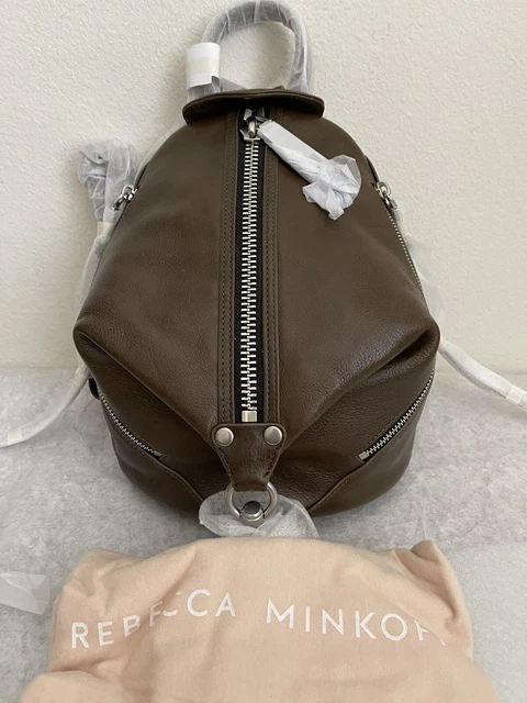 NWT Rebecca Minkoff MEDIUM Julian Zipped Backpack $298 Seaweed