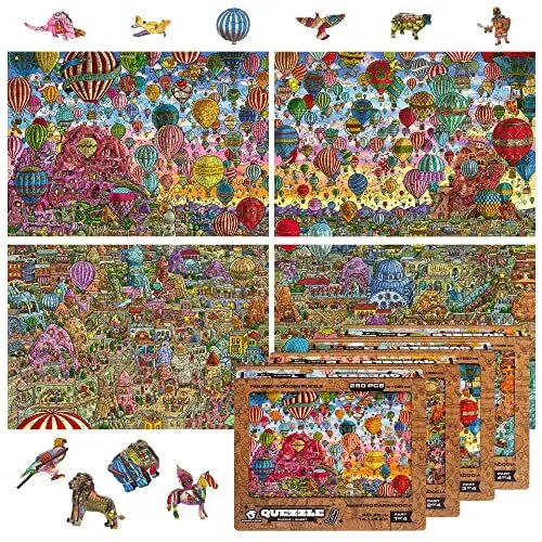 Original + IC4 Design Wooden Puzzle Jigsaw, Full Pack Amazing Cappadocia