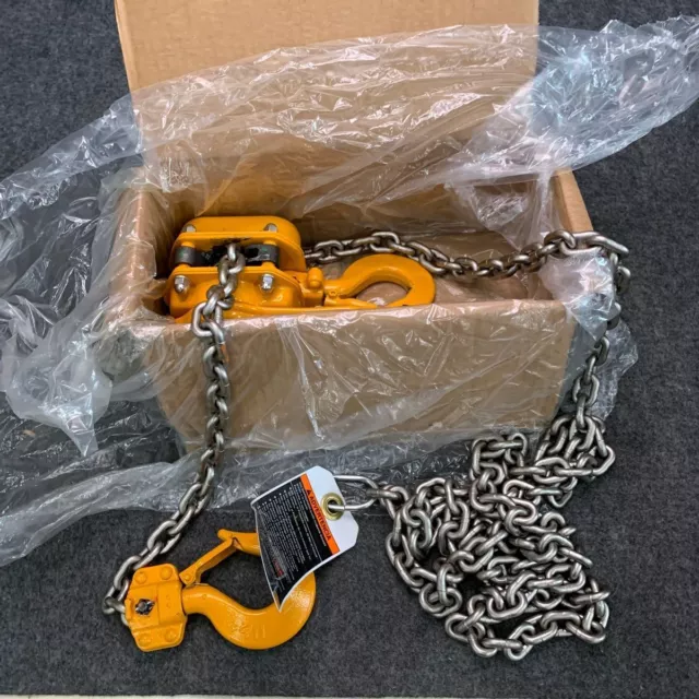 HARRINGTON HOISTS LB015-10 Lever Chain Hoist Lifting Capacity 1.5 TON 10'*