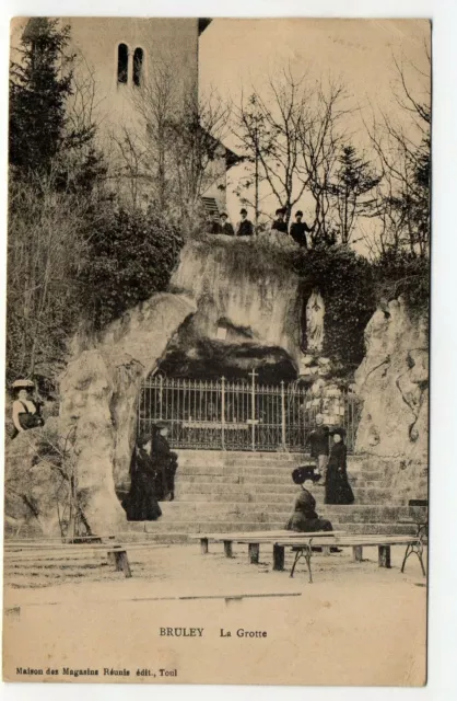 BRULEY - Meurthe & Moselle - CPA 54 - la grotte