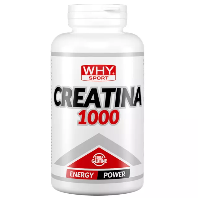 WHY Sport Creatina 1000 240 cpr Integratore per forza e aumento massa muscolare