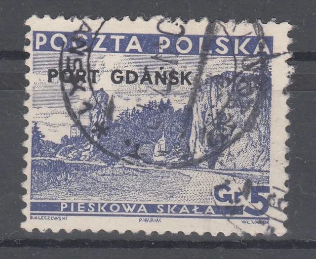Poln. Post im Hafen von Danzig " Port Gdansk " Mi.29 gest. GDANSK 1.   (3000)