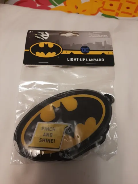DC Batman Light Up Lanyard Halloween costume new in package
