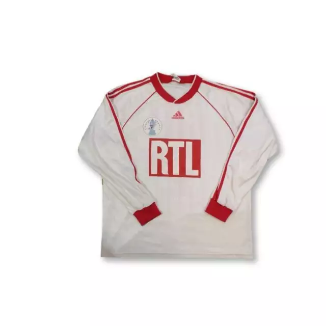 Maillot de foot rétro domicile Coupe de France RTL N°2 années 1990