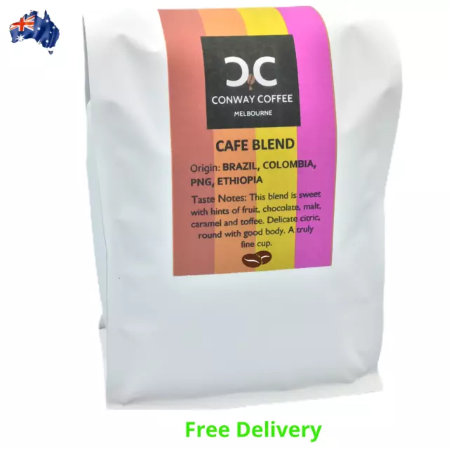 Fresh Roasted Coffee Beans - Café Blend - Free Delivery