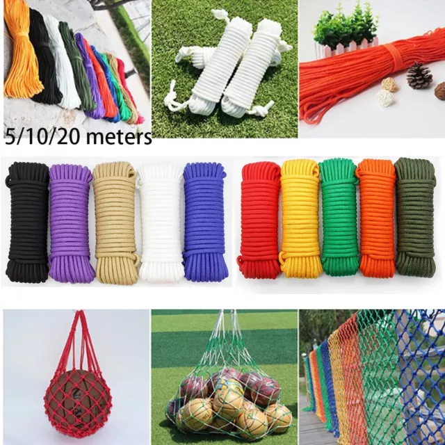 3mm 10 Colors Paracord Cord Survival kit Lanyard Tent Ropes Paracords 550 Rope