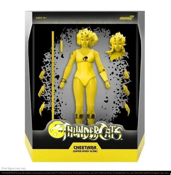 Super7 Thundercats ULTIMATES! Cheetara (Glow) Comics and Cocktails UK EXCLUSIVE