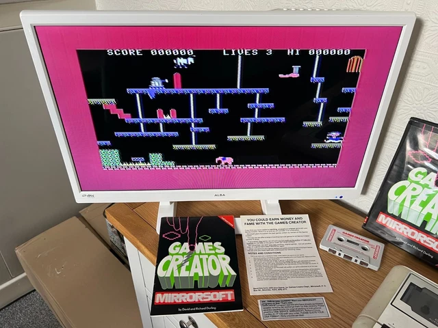 Mirrorsoft RARE MIRRORSOFT GAMES Creator Commodore 64 Large Clam Cassette - Fully ...