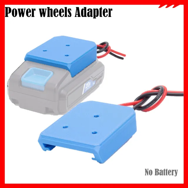 Power Wheels Adapter For Hart 20V Lithium Battery Dock Power Connector DIY Truck