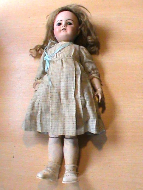 POUPÉE JUMEAU PORCELAINE 1Ere Époque Bouche Fermée No2 Doll Bisque Size EUR 1.300,00 - FR