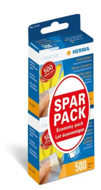 HERMA Fotokleber Sparpack 2 x 500 Stück