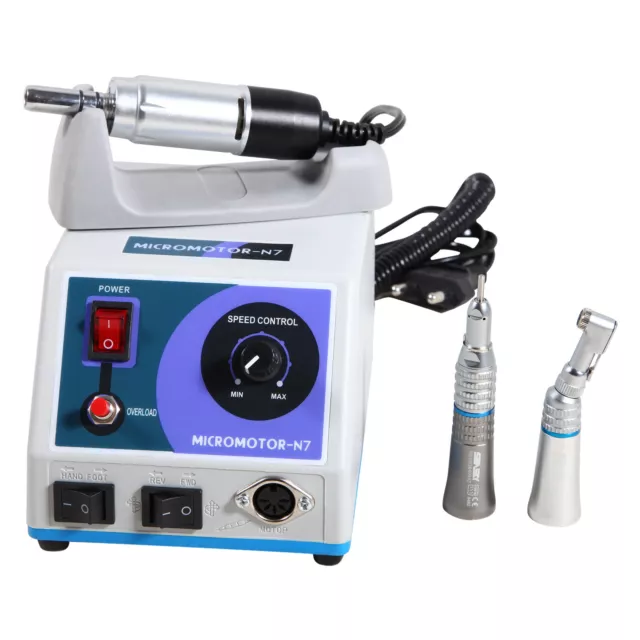 Dental Lab Marathon 35K RPM Micromotor N7 Polish/Contra Angle Straight Handpiece