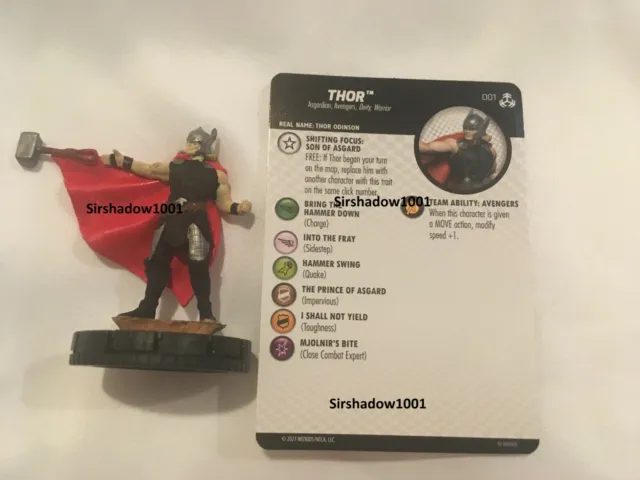 Heroclix Thor 001 Marvel Avengers War of the Realms