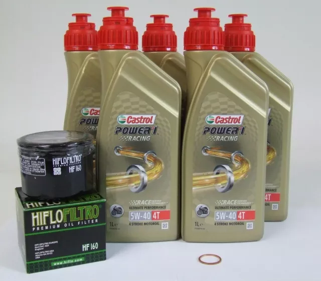 Wartungskit, Service Kit, Castrol 5W-40 passend für BMW R 1200 GS/R/RS/RT LC