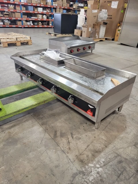 |3212| Vollrath 40840 60" Gas Griddle w/ Manual Controls, 3/4" Steel Plate, Conv