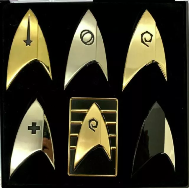 Star Trek Discovery Deluxe QMX Magnetic Insignia Badge- 6 Different- Your Choice