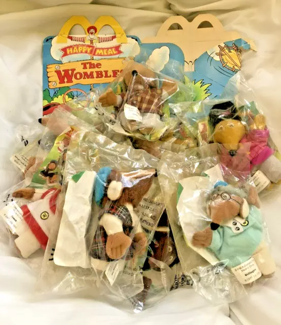 McDonald's Happy Meal Wombles X9 - Sealed In bag - 90's Vintage