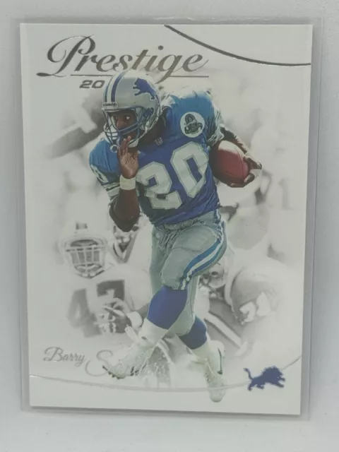 Barry Sanders 2023 Panini Prestige Football No. 100