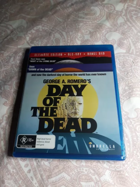 DAY OF THE DEAD. ULTIMATE EDITION.1985.Bluray + Dvd.Brand New,Sealed.Reg B  RARE