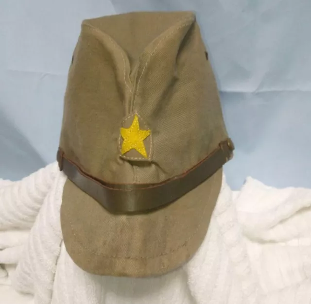 WWII Imperial Japanese Army NCO's Summer Combat Cap, Original, Authentic