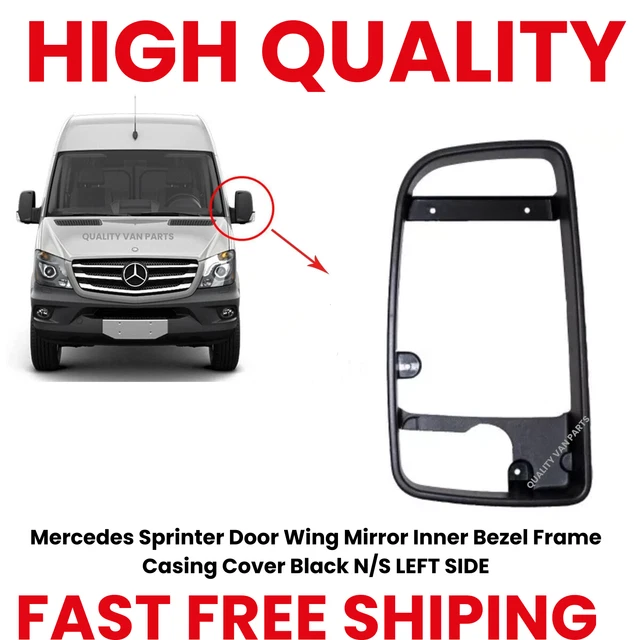 For Mercedes Sprinter Dodge 906 Gloss Black Wing Mirror Cap Covers