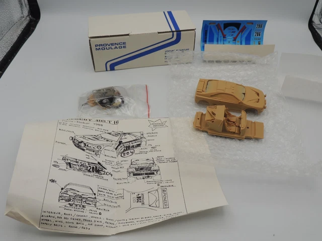 Kit Provence Moulage 1/43 - Peugeot 405 T16 Rallye Tunisie 1988 - Modèle à Restaurer