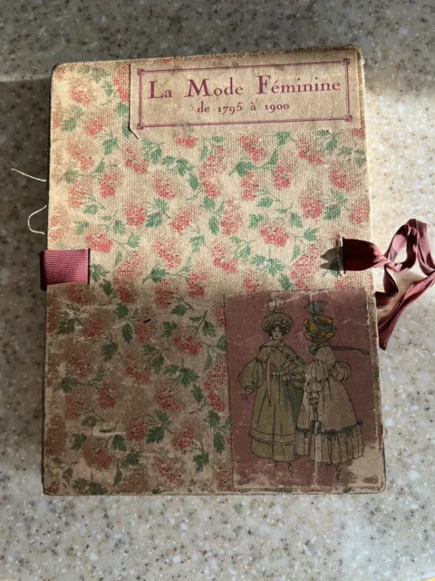 LA MODE FEMININE de 1795 à 1900 Antique Fashion Book Set Rare Vintage ...