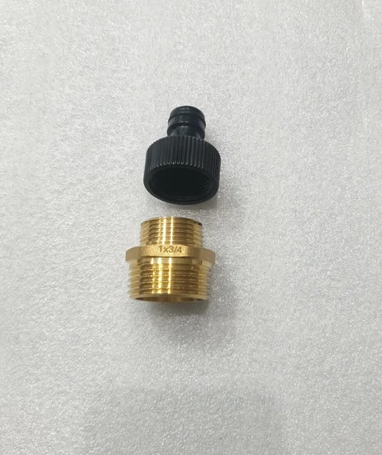 Gartenschlauch Wasserhahn Verbinder Armaturen 3/4 Zoll BSP Stecker