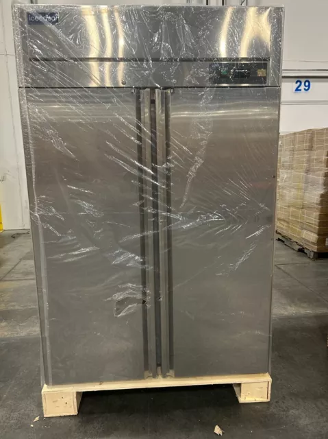 ICECASA  48" Commercial Refrigerator Stainless Steel 2 Door  Reach-In 36 Cu.ft