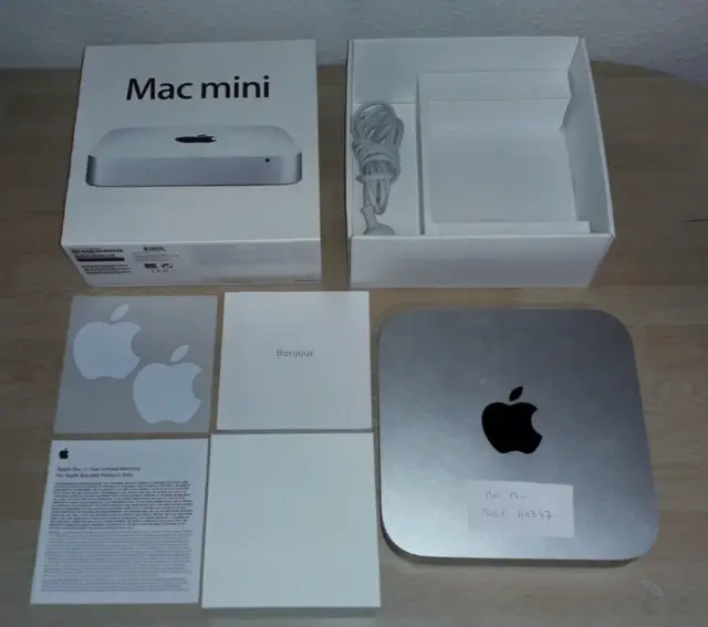 Pc Bureau Apple Mac Mini A1347 Avec Sa Boite Original - Notice - A Formater