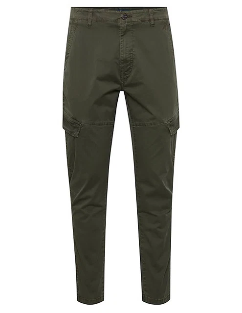 Pantalon Cargo Homme TooCool G6538 - Militaire Avec Poches Latérales - Coton Décontracté