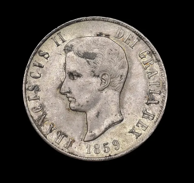 Piastra 120 Grana 1859 Regno delle Due Sicilie Francesco II