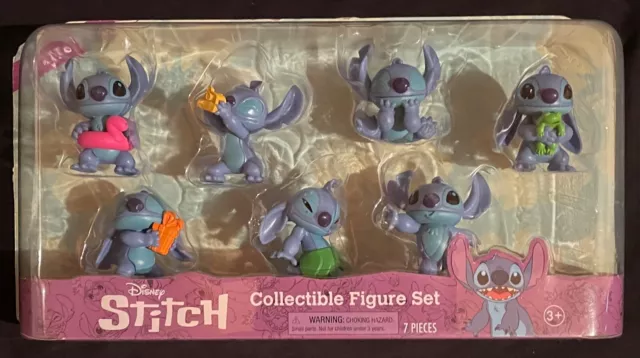 Disney Stitch Collectible 7 Piece Figure Set