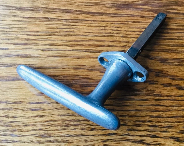 1920s 1930s DOOR HANDLE  vtg antique exterior non locking