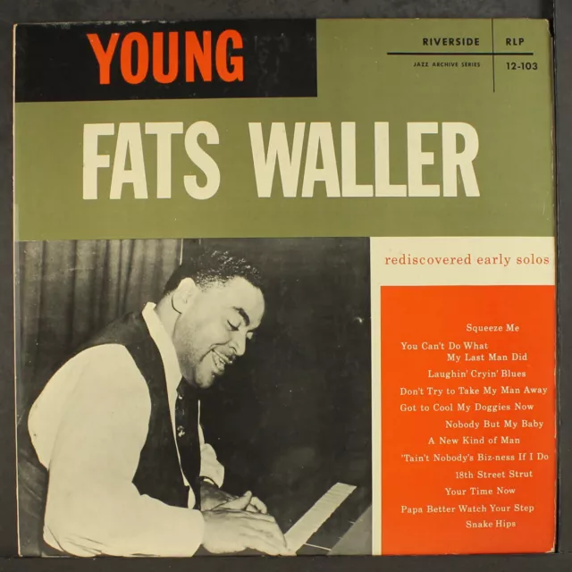 Fats Waller: Young Riverside 12 " LP 33 RPM