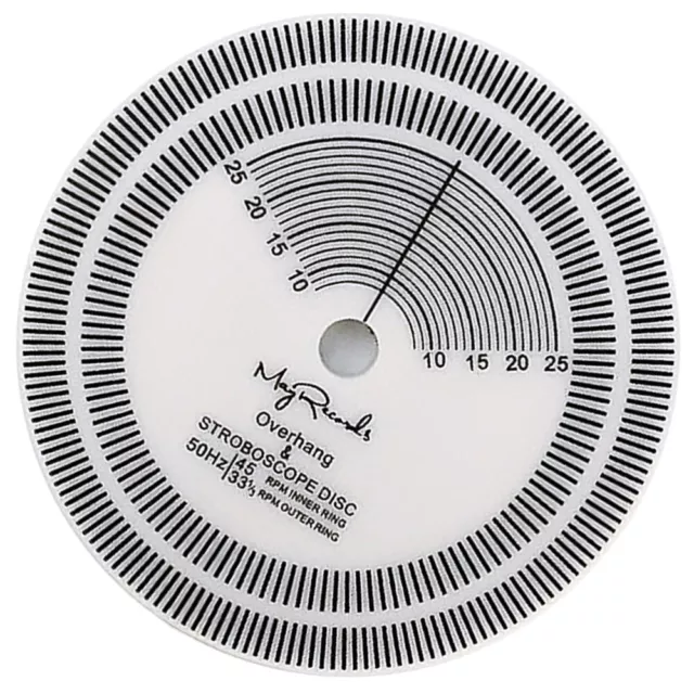 Misurazione velocità per lettori dischi vinile registrazione CD