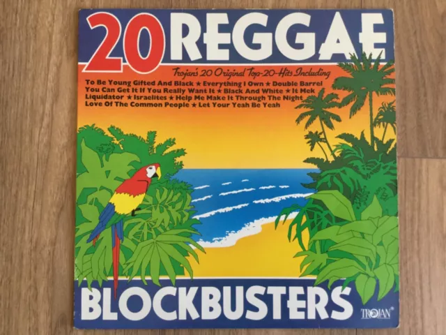 20 Reggae Blockbusters-Various Artists Vinyl LP 1979 UK TROJAN REGGAE