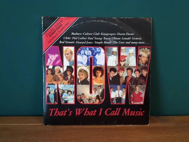 NOW THAT'S WHAT I Call Music 1 Original 1983 Vinyl Record 2 X LP 80's ...