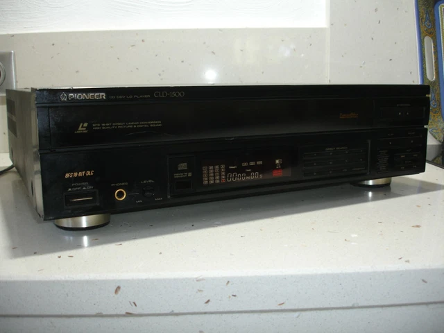 PLATINE LECTEUR CD CDV LD PIONEER CLD-1500 laser disc player EUR 9,00 - FR
