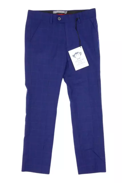 Appaman L61909 Kids Boys Blue Print Suit Pants Size 10