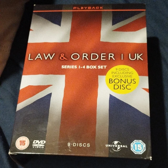 DVD Law & Order UK: Series 1 ~4 DVD BOX